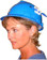 MSA Cap Style Small Hard Hats with Fas-Trac Suspensions Blue  - Supplemental View