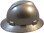 MSA V-Gard Full Brim Hard Hats with One-Touch Suspensions ~ Silver