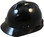 MSA Cap Style Large Jumbo Hard Hats with Staz-On Suspensions Black - Oblique