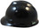 MSA Cap Style Large Jumbo Hard Hats with Staz-On Suspensions Black - Left