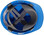 MSA Cap Style Large Jumbo Hard Hats with Staz-On Suspensions Blue - Inside View