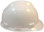 MSA Cap Style Small Hard Hats with Staz-On Suspensions White  - Right Side View