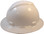MSA V-Gard Full Brim Hard Hats with One-Touch Suspensions White