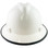 MSA V-Gard Full Brim Hard Hats with One-Touch Suspensions White - with Protective Edge