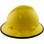 MSA V-Gard Full Brim Hard Hats with One-Touch Suspensions Yellow - with Protective Edge