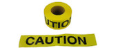 Barrier Tape Caution Yellow 3 inch x 1000 Foot Rolls Pic 1