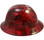 Hades Skull Red Hydro Dipped Full Brim Hard Hats pic 1
