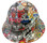 Sticker Bomb 4 Design Hydro Dipped Hard Hats Full Brim Style