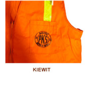 Safety Vest Screen Printing Services (Solid Material Vests) SINGLE COLOR - VESTS SOLD SEPARATELY