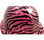 Zebra Pink Hydro Dipped Full Brim Hard Hats pic 1