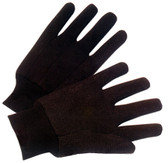 9 Ounce Brown Jersey Gloves Pic 1