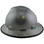 MSA V-Gard Full Brim Hard Hats with Fas-Trac Suspensions Silver - with Protective Edge