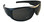 Edge Caraz Patriot Safety Glasses, Black Frame Smoke Lens (HZ116-P1) Oblique