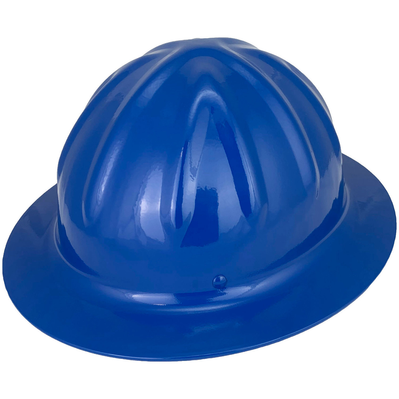 Skullbucket Aluminum Full Brim Hard Hats Blue