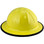 Skullbucket Aluminum Full Brim Hardhats ~ Yellow with Protective Edge ~ Right