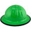 Skullbucket Aluminum Full Brim Hardhats ~ HI Viz Green with Protective Edge ~ Right