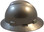 MSA V-Gard Full Brim Hard Hats with Staz-On Suspensions Silver