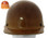 MSA Skullgard Jumbo Cap Style ~ Natural Tan ~ Front View