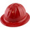 SkullBucket Aluminum Full Brim Hard Hats ~ Red
