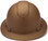 Pyramex Ridgeline Full Brim Style Hard Hat with Copper Graphite Pattern Front