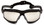 Pyramex Isotope Safety Glasses ~ Black Frame - H2 Max Indoor Ourdoor Anti-Fog Lens Front