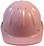 Skullbucket Aluminum Cap Style Hardhats Pink Front
