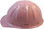 Skullbucket Aluminum Cap Style Hardhats Pink Left Side