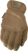 Mechanix Fast Fit Gloves Coyote Tan Color ~ Back View