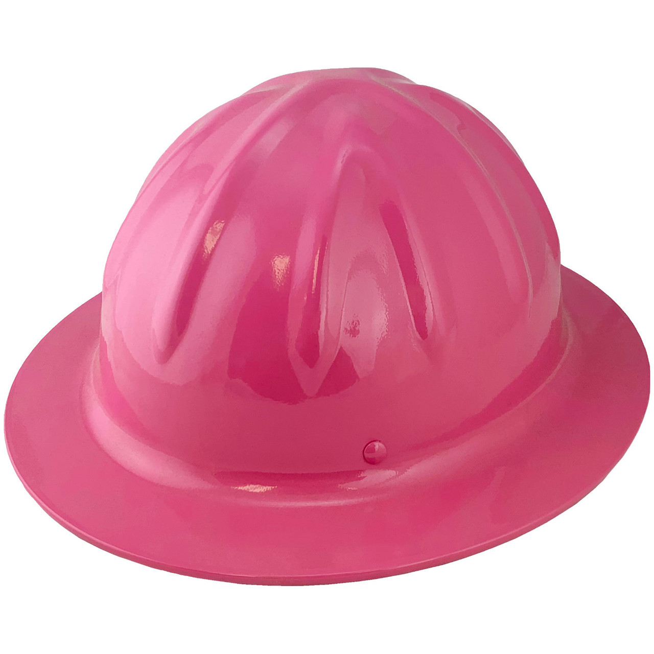 Hot pink full brim hard hats Clearance