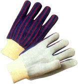 Economy Leather Palm Work Glove w/ Knit Wrists Pic 1