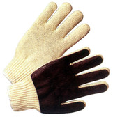 Cotton String Knit Glove w/ Black PVC Palm Pic 1