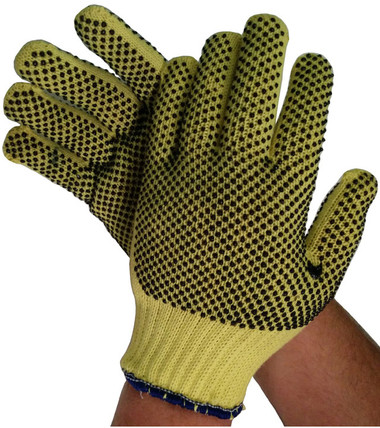 Unlined Kevlar Gloves w/ Dots on Both Sides Pic 1
