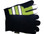 Hi-Vis Lime Split Deerskin Multi-task Glove w/ Velcro Pic 1