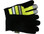 Hi-Vis Lime Split Deerskin Multi-task Glove w/ Velcro pic 2