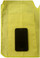 Lime Plain Solid Material Safety Vests Inside Pockets