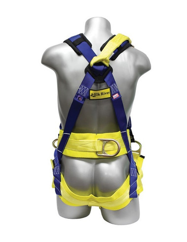 Oil Rigger's Harness Kit (One D-Ring) Xlarge Size - Back View