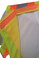 ANSI 207-2006 Public Service Safety Vests ~ Mesh Lime with Orange/Silver Stripes Shoulder