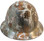 Winter Camo Hydro Dipped Hard Hats Full Brim Style Design ~ Front View