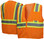 Pyramex Class 2 Hi-Vis Mesh Orange Safety Vests w/ Contrasting Stripes