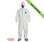 DuPont TYVEK Nonwoven Fiber Coveralls With Hood, Elastic Wrists and Ankles