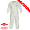 Tyvek Saranex SL Coverall w/ Elastic Wrists, Ankles ~ Front View