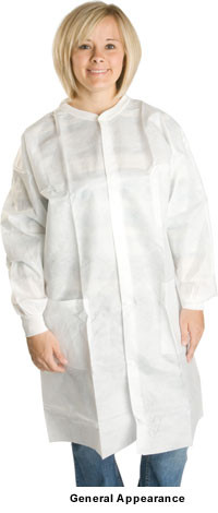 Disposable Polypropylene Shirts w/ Snap Enclosure   pic 1