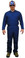 Indura Cotton Royal Blue Flame Resistant Coveralls  pic 1