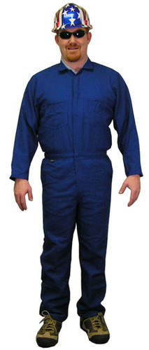 Nomex IIIA Royal Blue Flame Resistant Coveralls  pic 1