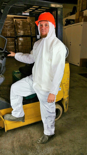 Suntech Microporous Coveralls w/ Hood, Boots, Wrists   pic 1