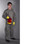 Posiwear 3 Coveralls GRAY w/ Elastic Wrists, Ankles   pic 1