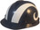 Los Angeles Rams hard hat - Oblique View