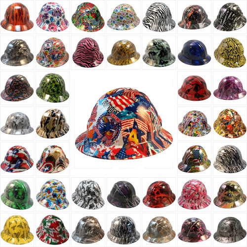 Hydro Dipped Hard Hats Full Brim Design Buy Online at T.A.S.C.O.