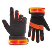 #L-205 Safety Vis Flexgrip Gloves with lights