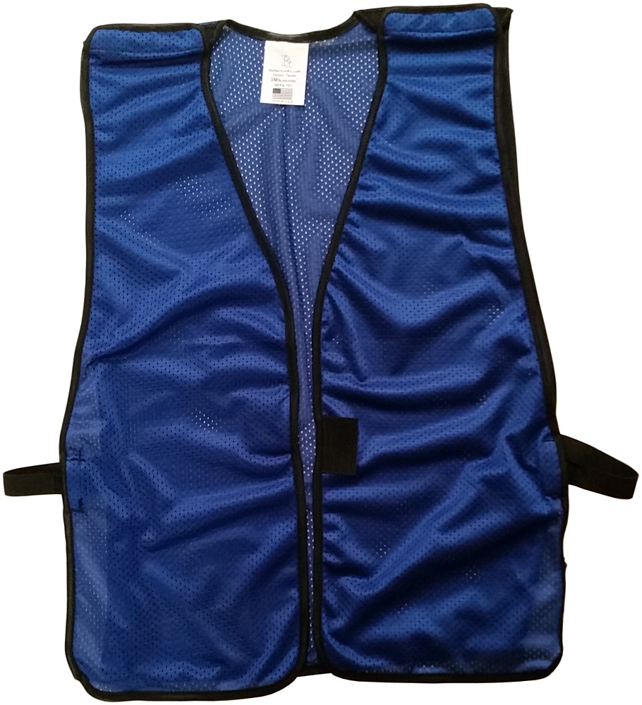 Tear-Away Mesh Blue Vests 2XL | Texas 